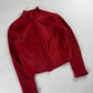 Celine Sample Red Pony Hair Cashmere Jacket FW 1999 - XS