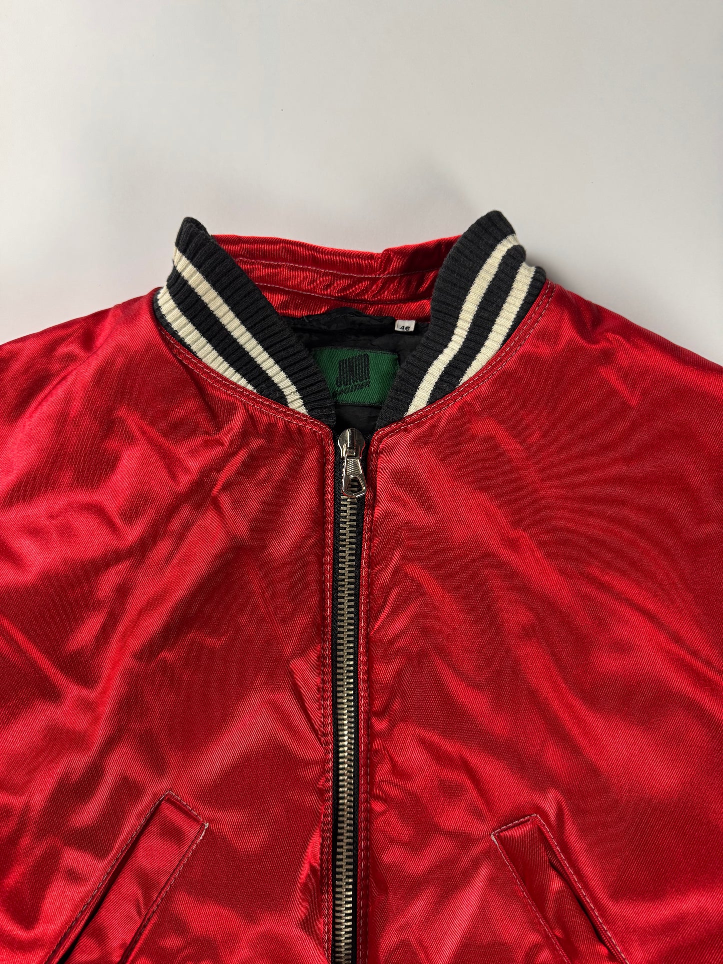 Jean Paul Gaultier Red Cropped Bomber Jacket 2010s - S