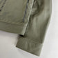Prada Light Grey Modern Strapped Double Zip Nylon Moto Jacket SS 2000 - M