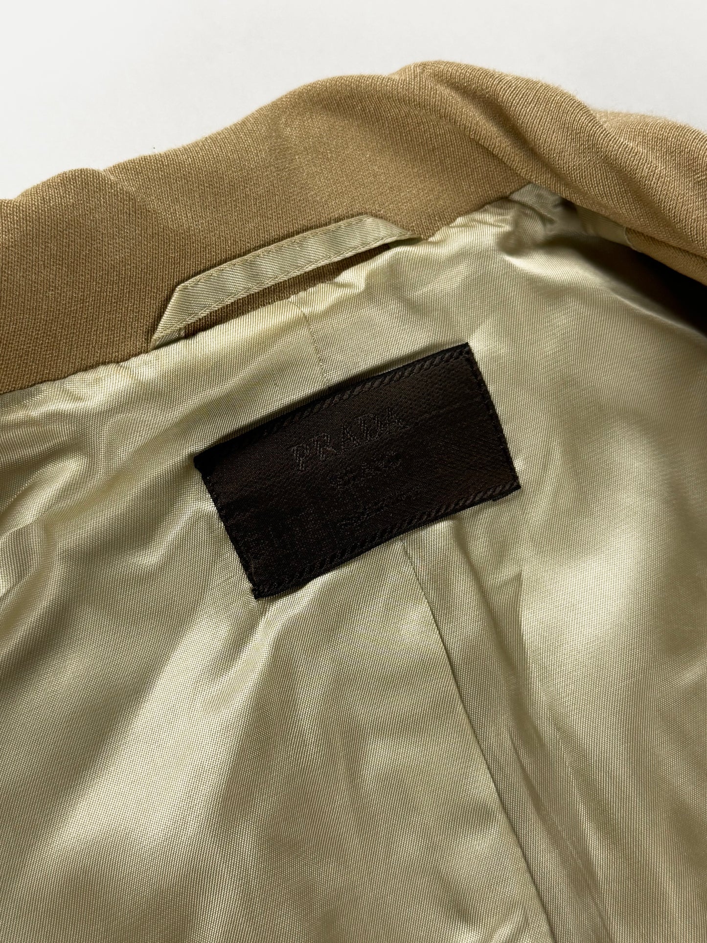 Prada Leather Trimmed Details Tailored Jacket FW 1996 - S