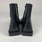 Balenciaga Black Square Rim Carrera Lux Calfskin Boots FW 2019 - 45 EU