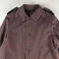 Prada Wine Striped Minimalist Coat FW 2000 - L