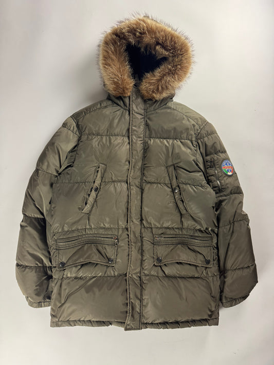 Prada Ski Nylon Puffer Long 3/4 Jacket 2000s - M