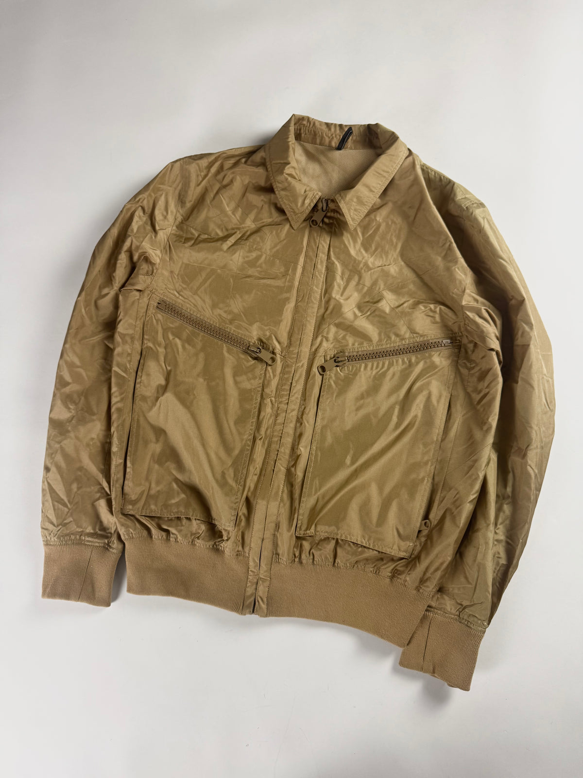 Dior Homme Kris Van Assche  Fragmented Nylon Bomber Jacket SS 2009 - L
