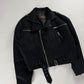 Louis Vuitton Black Cotton Asymmetrical Zipper Perfecto Jacket 2000s - M