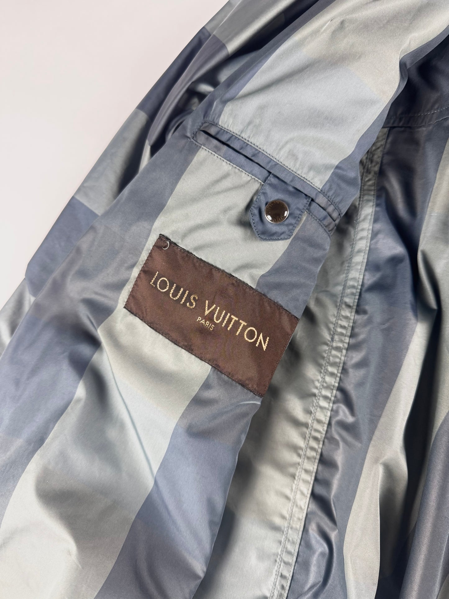 Louis Vuitton Striped Packable Light Windbreaker Jacket SS 2008 - L