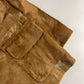Prada Camel Tawny Double Breasted Pony Hair Leather Coat FW 1996 - M