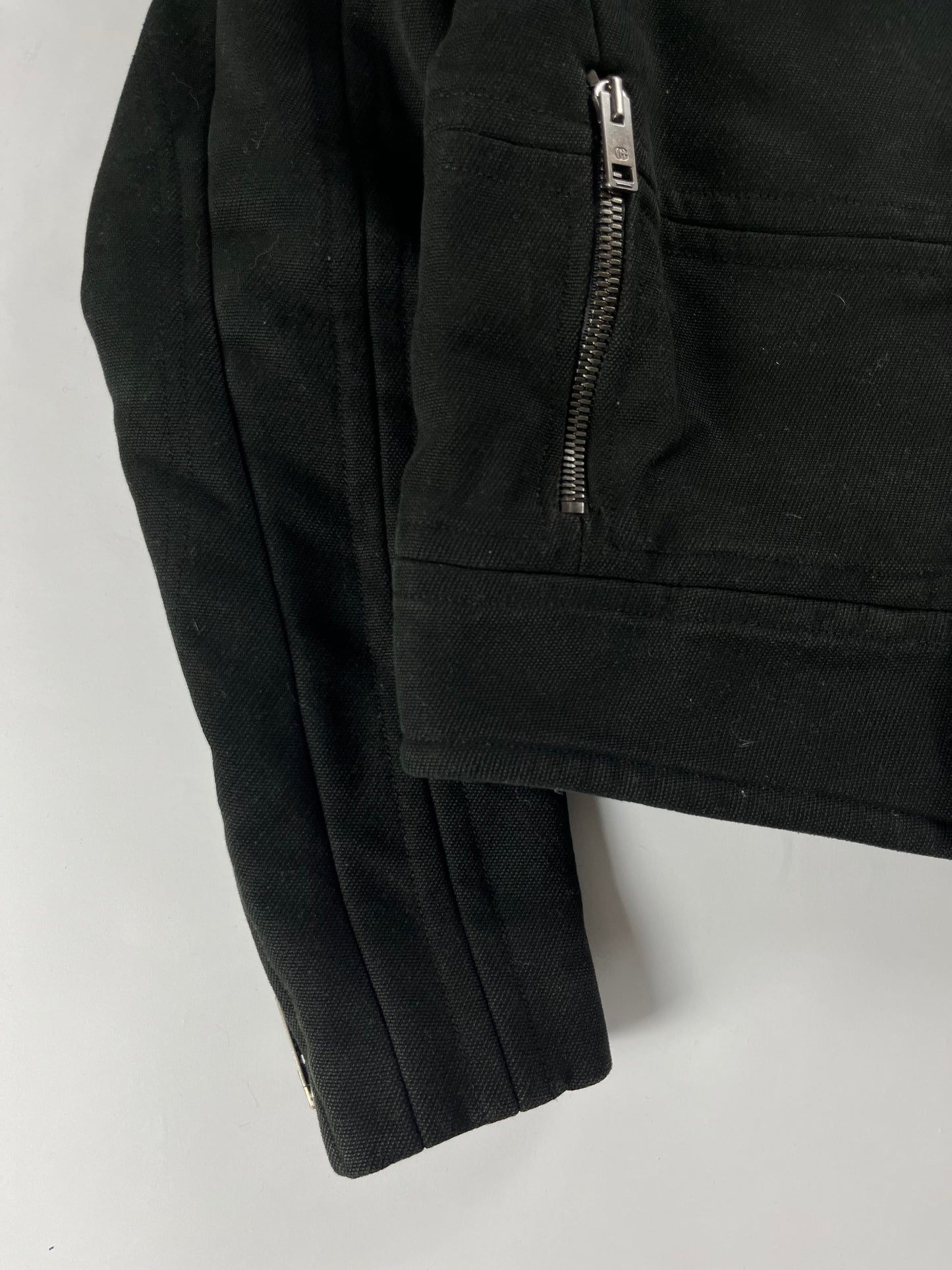 Gucci Black Paneled Moto Jacket FW 2004 - M