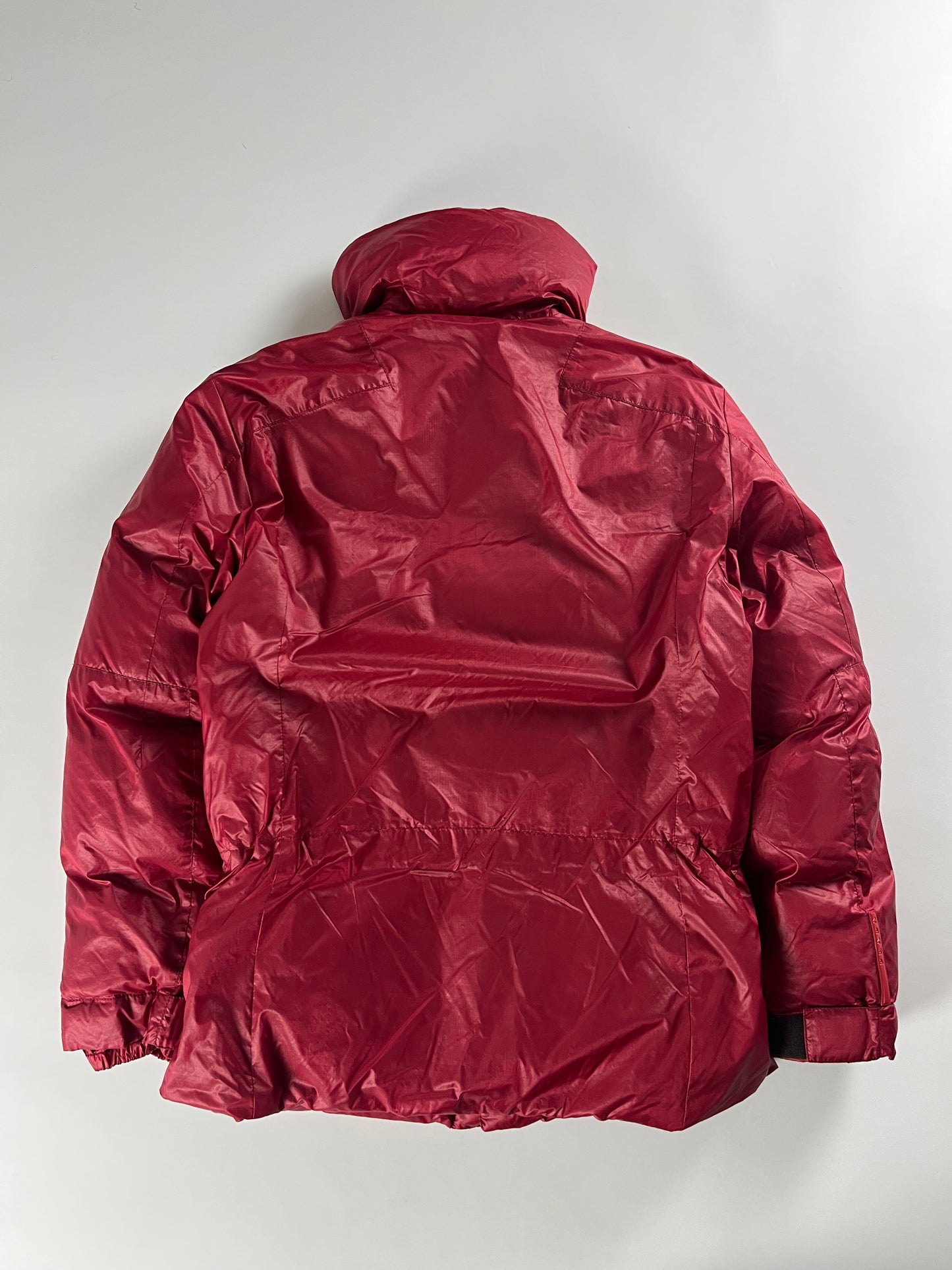 Prada Linea Rossa Red Nylon Astro Down Jacket - L