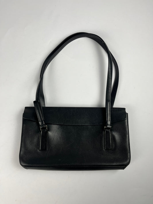 Prada Black Leather Baguette Bag SS 1999 - OS