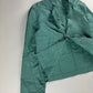 Hermès Sample Turquoise Lightweight V Neck Blouson Exposed Stitching SS 2022 - M