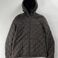 Prada Brown Quilted Hooded Jacket FW 2014 - M