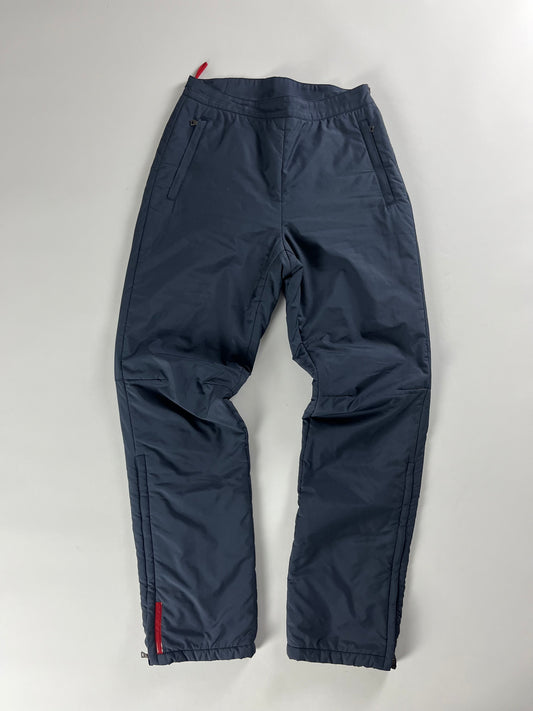 Prada Linea Rossa Nylon Flare Pants SS 2000 - M