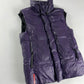 Prada Linea Rossa Purple Astro Down Vest 2000s - M