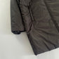 Prada Brown Nylon Double Zip Long Hooded Jacket 2000s - S