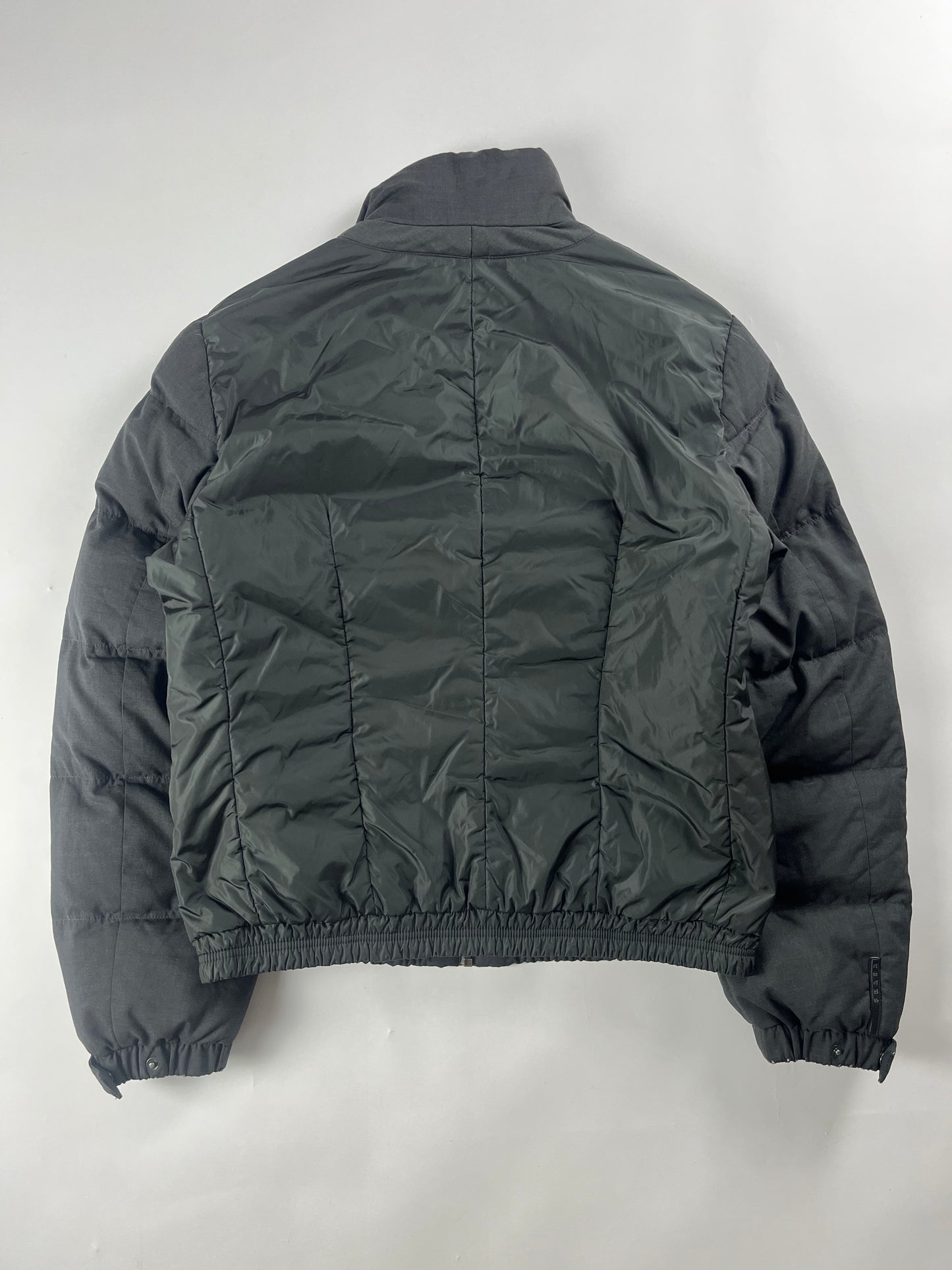 Prada Grey Nylon Puffer Jacket FW 2010 - L