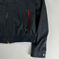 Prada Sport Lined Red Navy Nylon Bomber Jacket 2010s - M