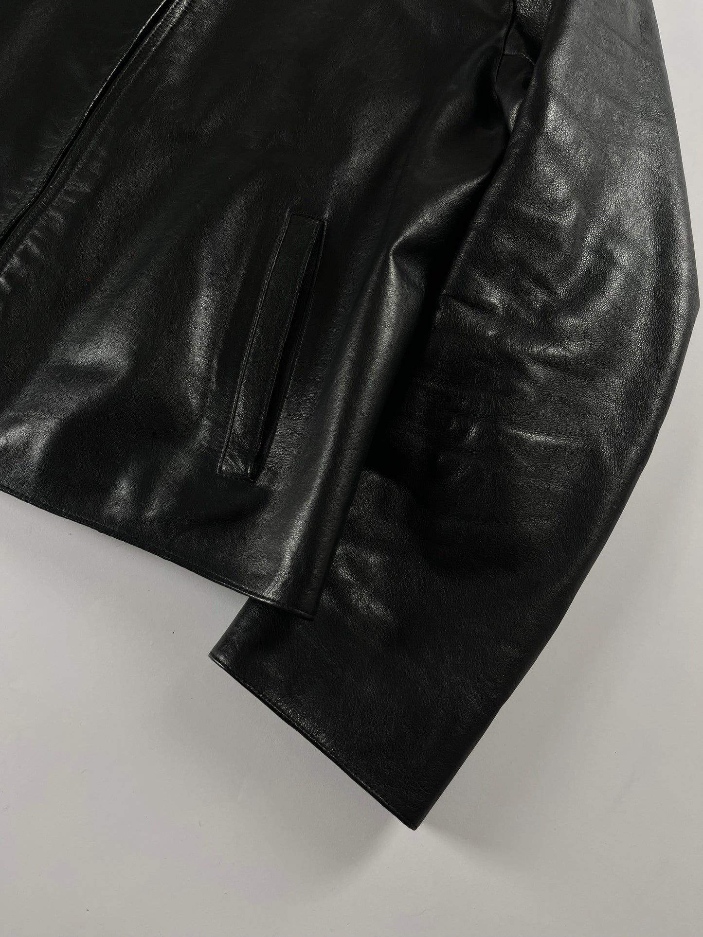 Prada Premium Black Leather Jacket FW 1999 - M