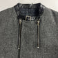 Dior Homme Wool Navigate Leather Belted Collar Bomber Jacket FW 2007 - L