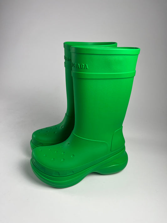 Balenciaga Grinch Oversized Crocs Fisher Boots Resort 2022 - 45 EU