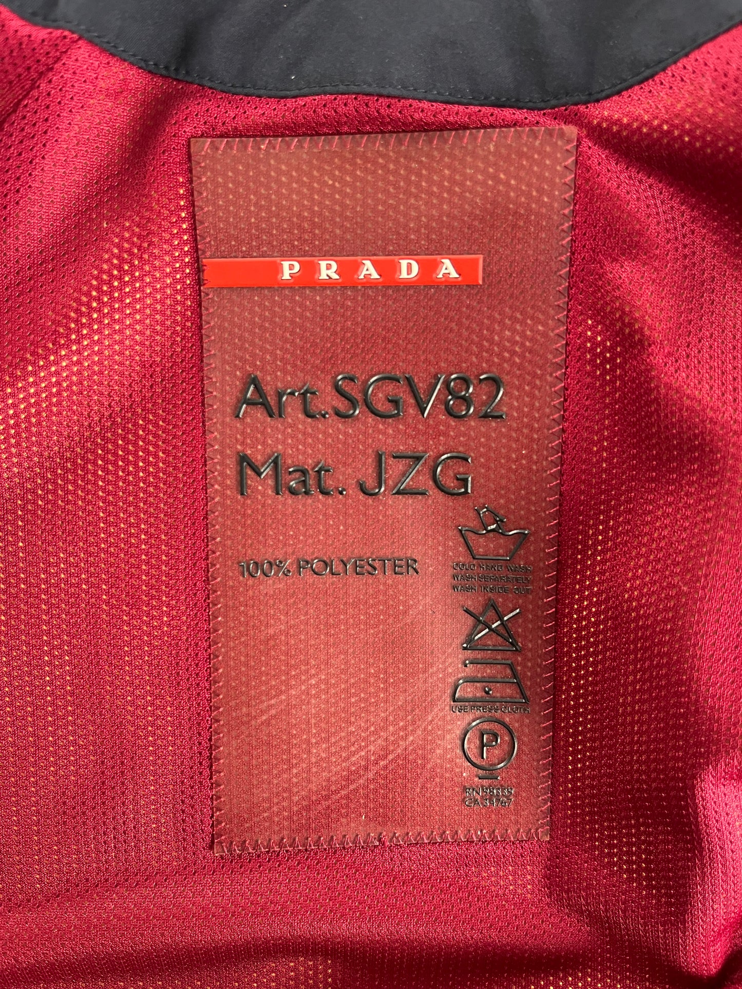 Prada Linea Rossa Navy Jacket FW 1999 - M