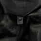 Prada Black Leather Padded Shoulder Coat FW 1999 - S