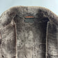 Prada Vulcan Brown Premium Inside Sheep Fur Long Shearling Leather Coat FW 2003 - L