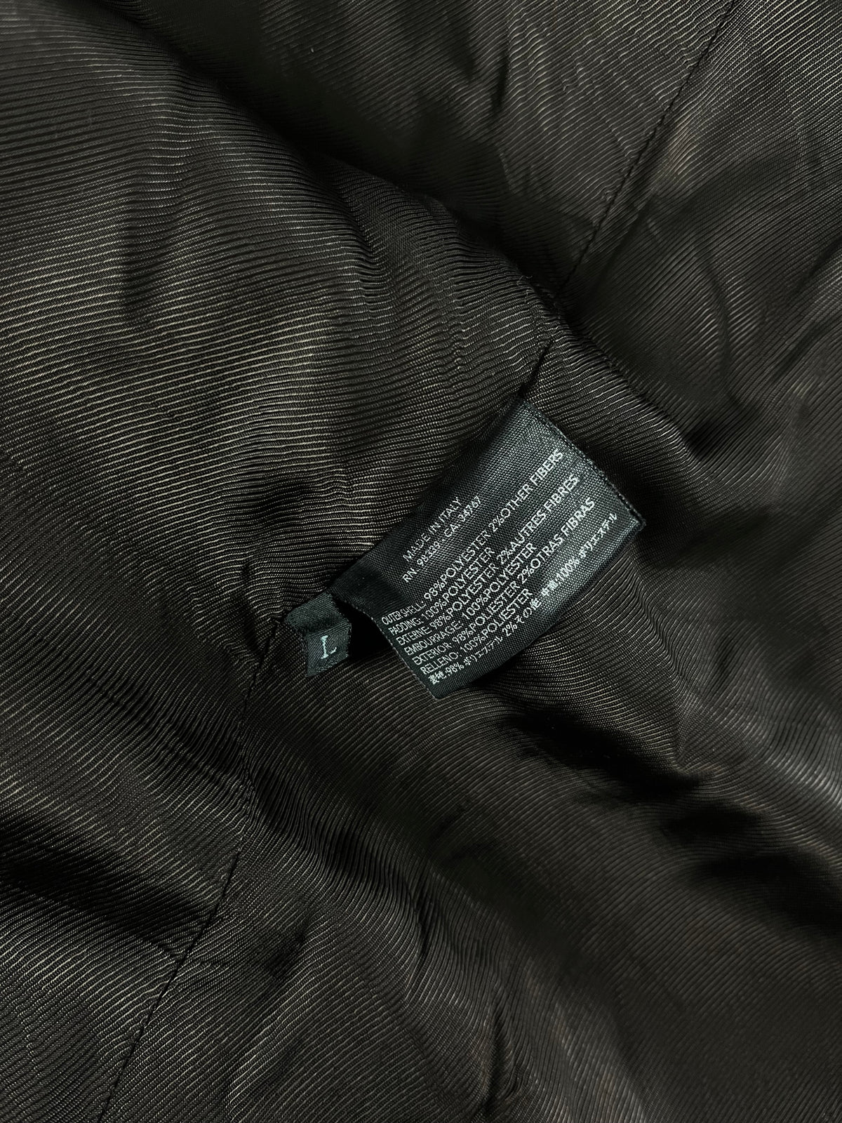 Prada Grey Striped Minimalist Belted Coat FW 2000 - L