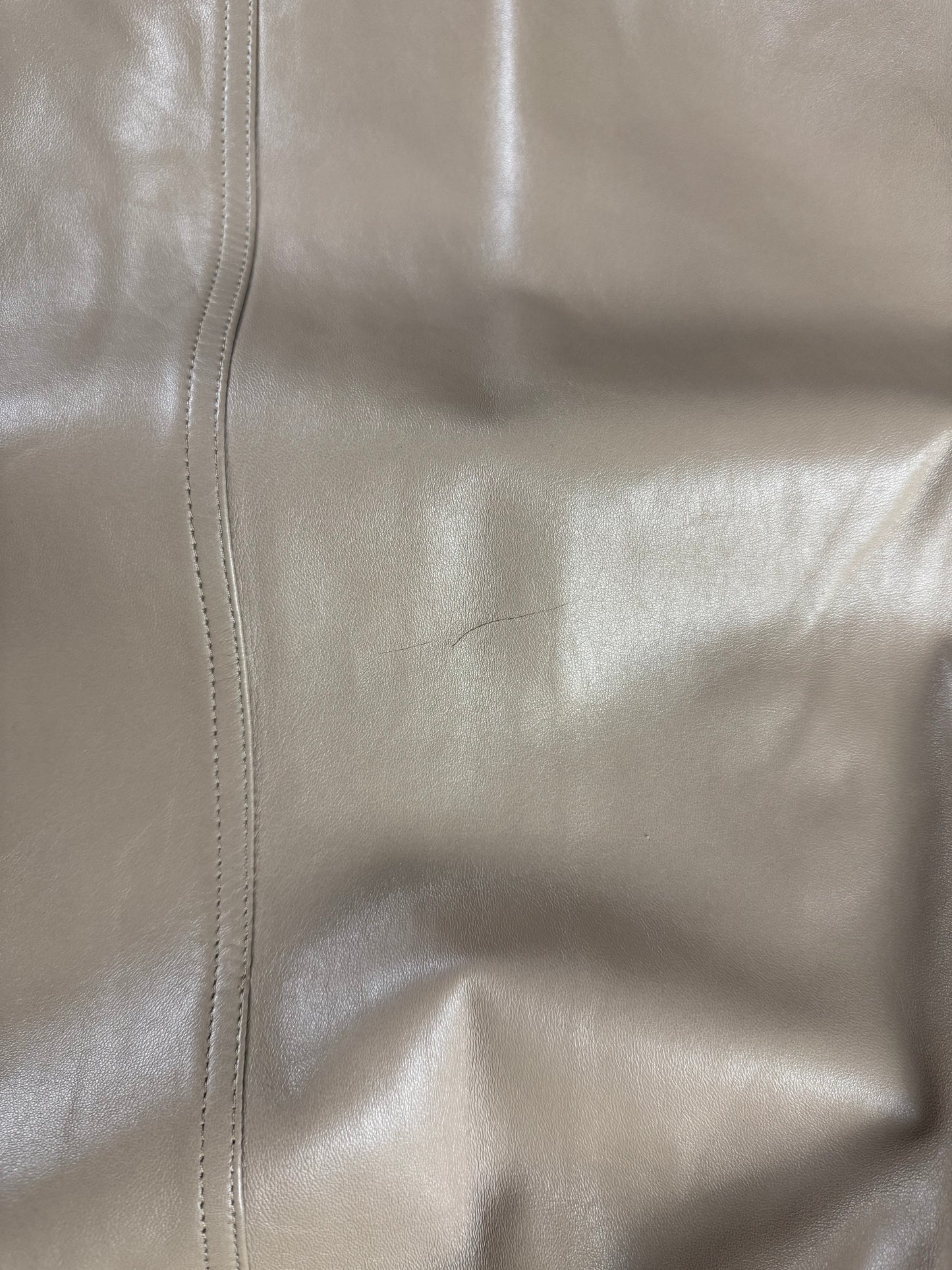 Dior Homme Camel Leather Bomber Varsity Jacket SS 2010 - L