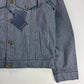 Louis Vuitton Virgil Abloh Indigo Raw Iridescent Denim Jacket FW 2021 - XL