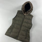 Prada Fur Hood Puffer Vest - S