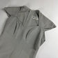 Lanvin Elegant Short Sleeve Stripe Dress 1970s - M