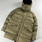 Moncler Camel Bright Metallic Long Down Jacket - XL