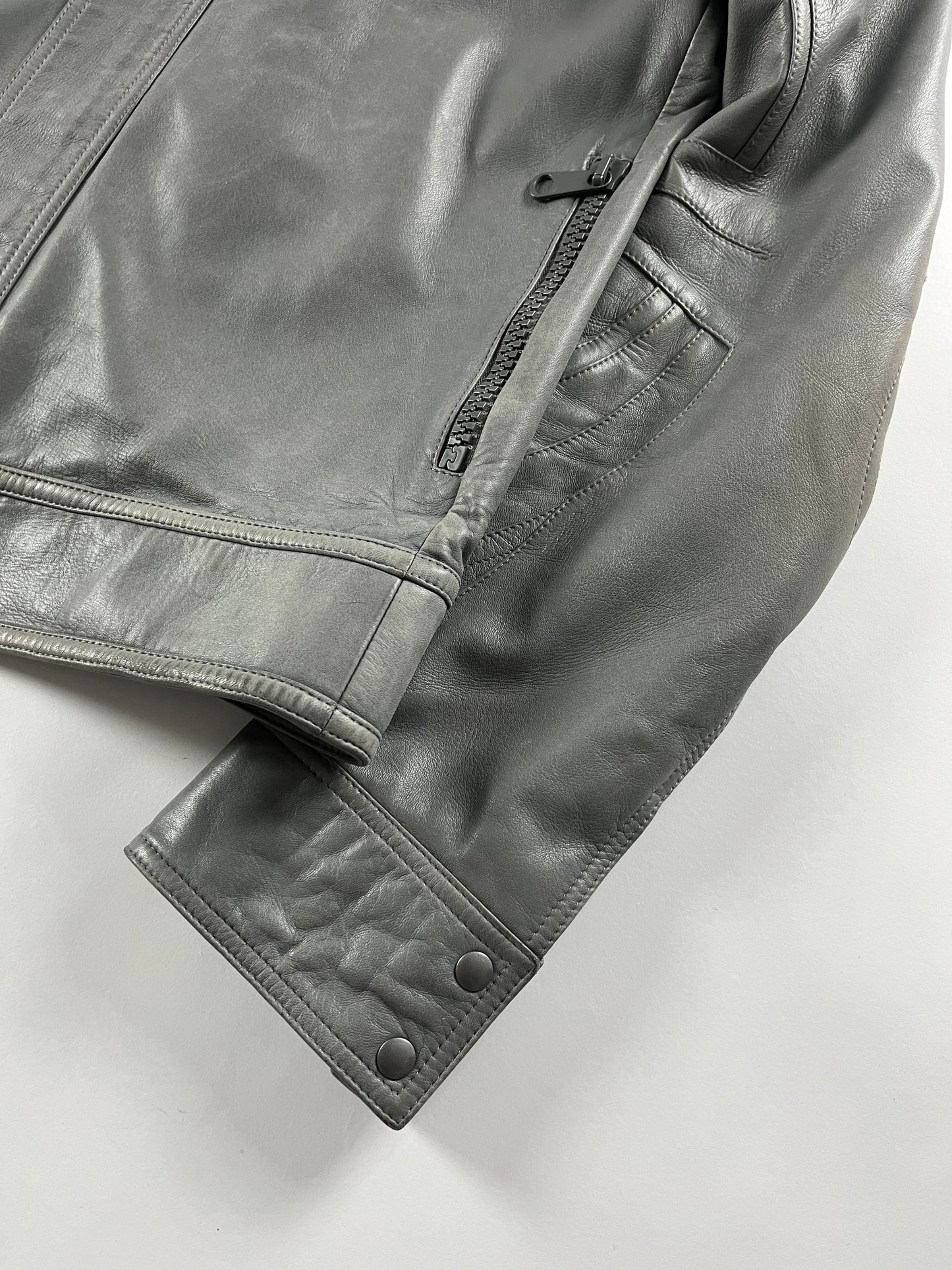 Dior Homme Kris Van Assche Leather Armor Jacket SS 2009 - L