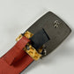 Prada Snakeskin Orange Leather Belt SS 2005 - 80 CM