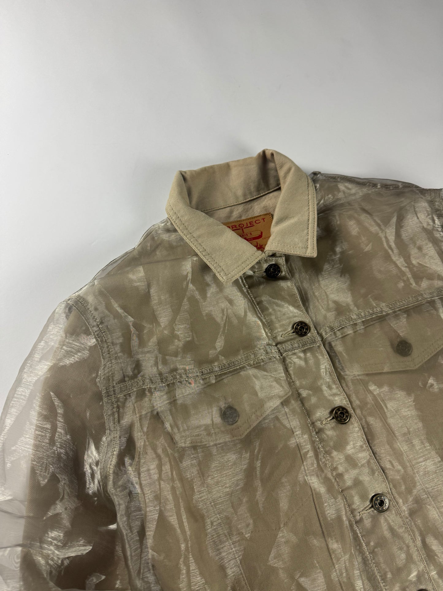 Y/Project Sample Illusion Translucent Organza Trucker Jacket FW 2018 - S