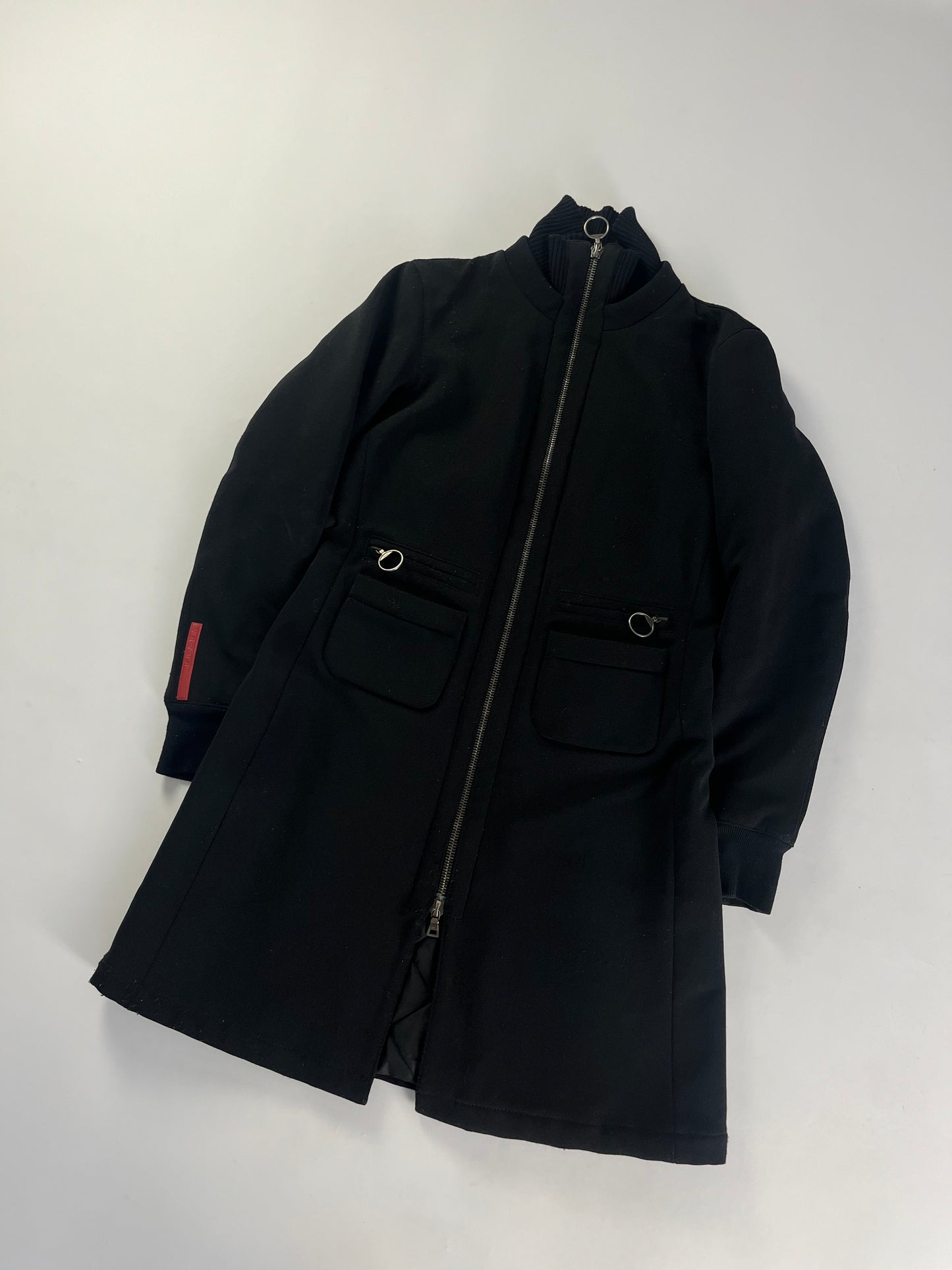 Prada Linea Rossa Long Coat 2000s - XS