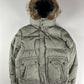 Prada Fur Nylon Puffer Jacket FW 2007 - L