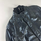 Dior Homme "Lumière Du Nord" Lamé Blue Vampiric Bright Leather Biker Jacket FW 2008 - L