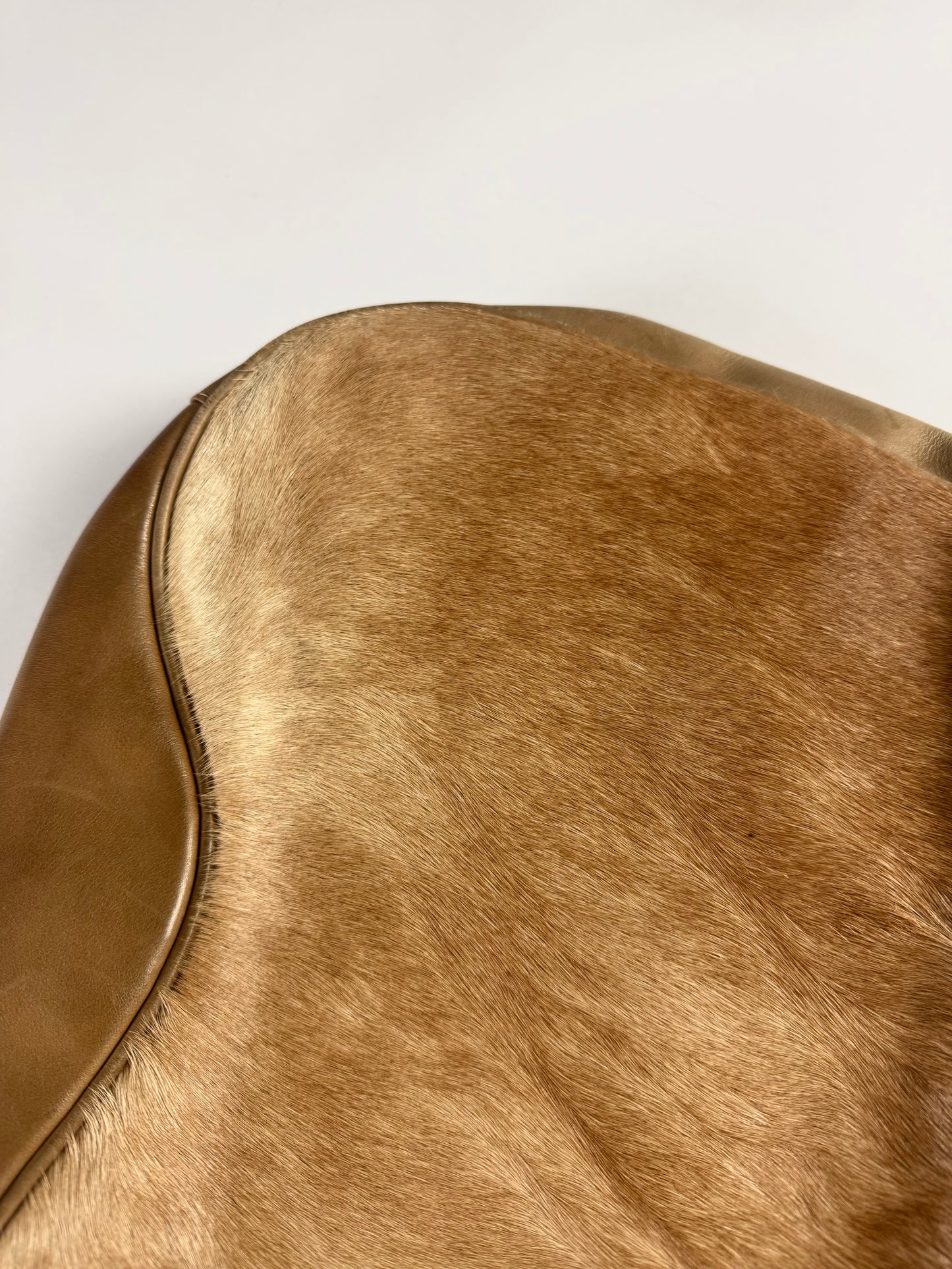 Gucci Bamboo Handle Hobo Camel Pony Hair Bag 1990s - OS