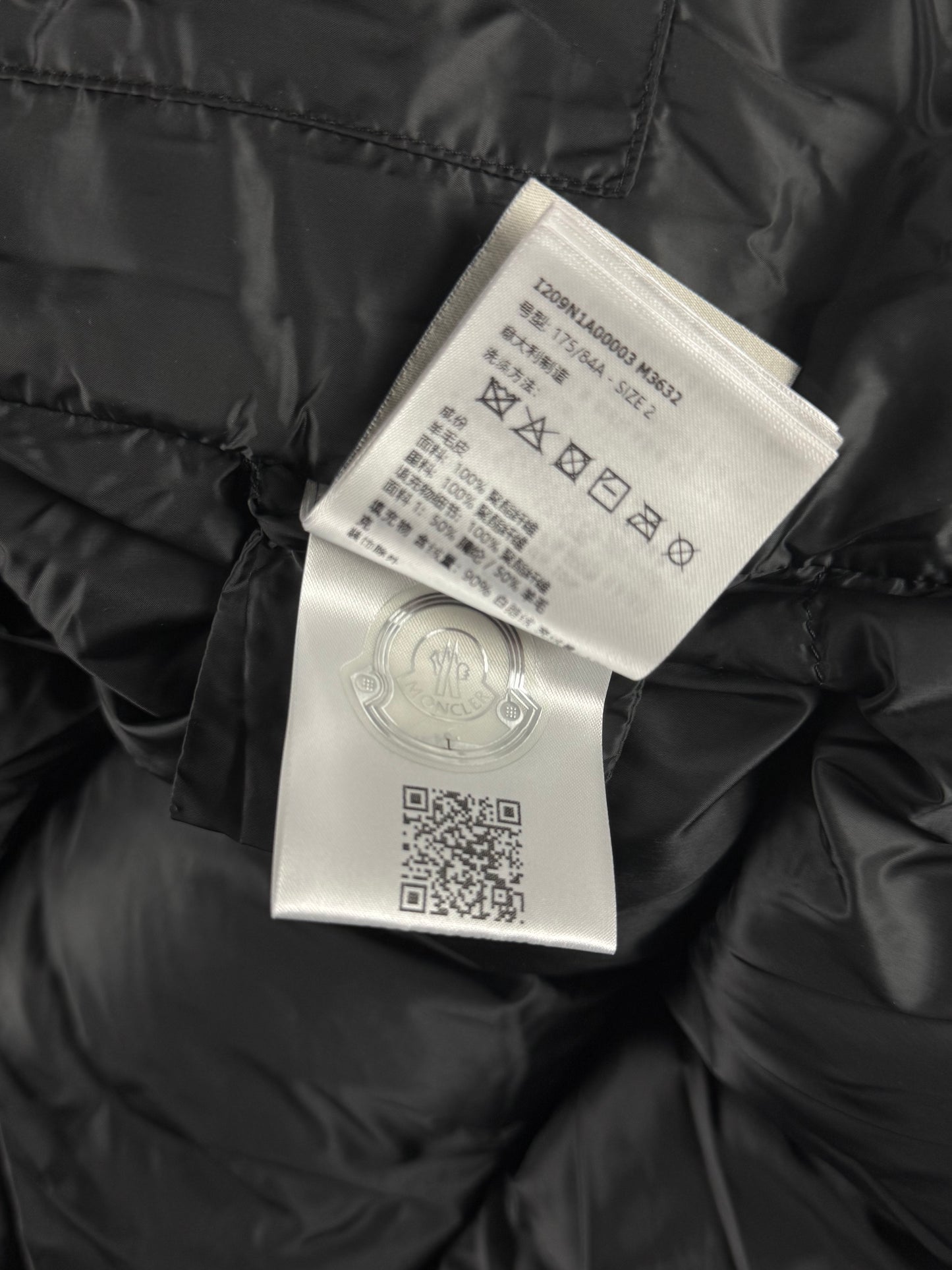 Rick Owens x Moncler DRKSHDW Cyclopic Shearling Down Puffer Jacket FW 2020 - M