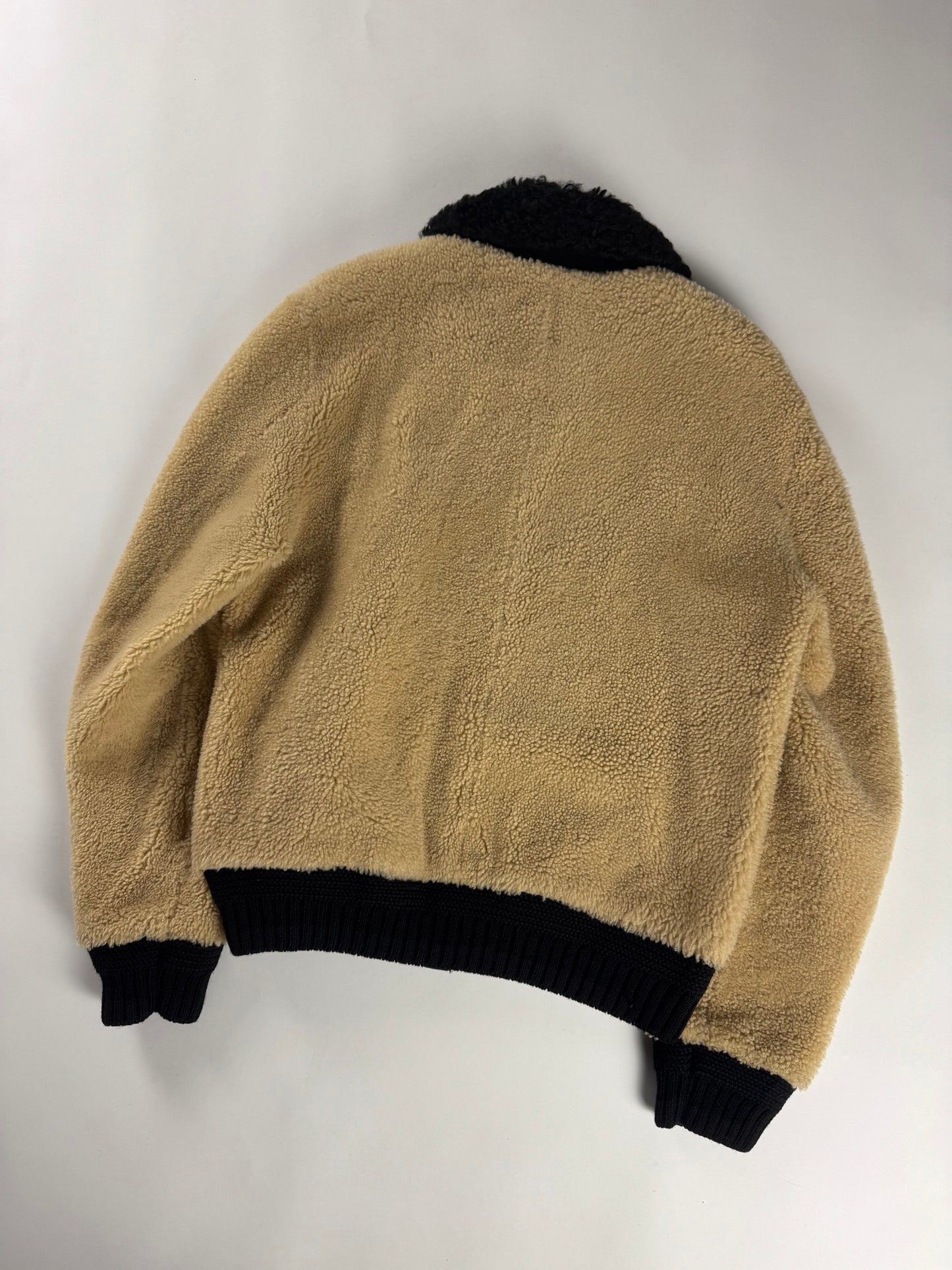Saint Laurent Shearling Teddy Bomber Jacket FW 2017 - L