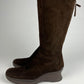 Prada Linea Rossa Aero Suede Platform Boots FW 1999 - 38 IT/39 EU