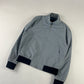 Prada Grid Checkered Nylon Bomber Jacket SS 2017 - M