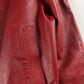 Prada Premium Red Leather Bomber Jacket FW 2000 - L