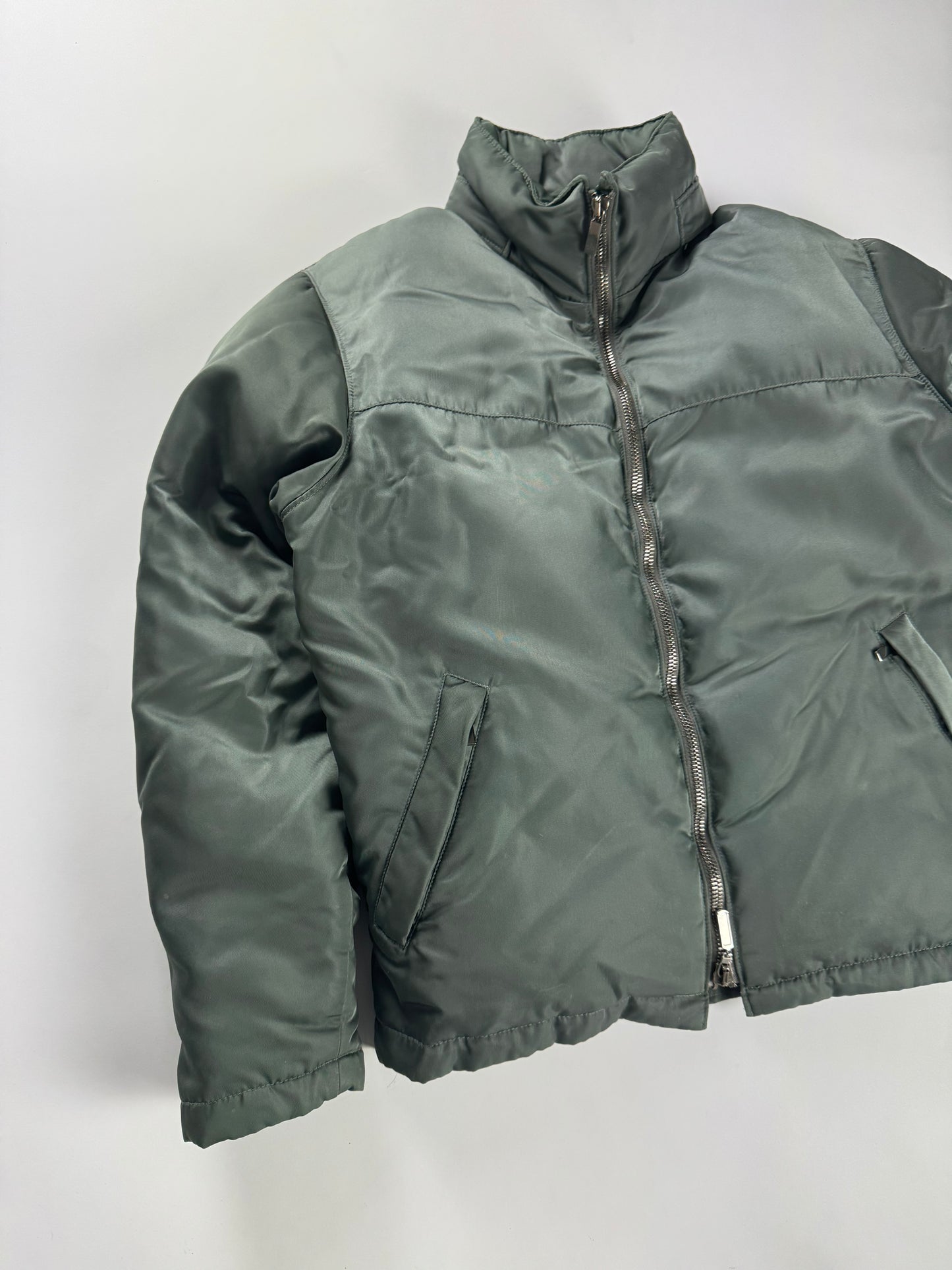 Gucci Tom Ford Cold Olive Double Zip Down Jacket FW 1998 - M
