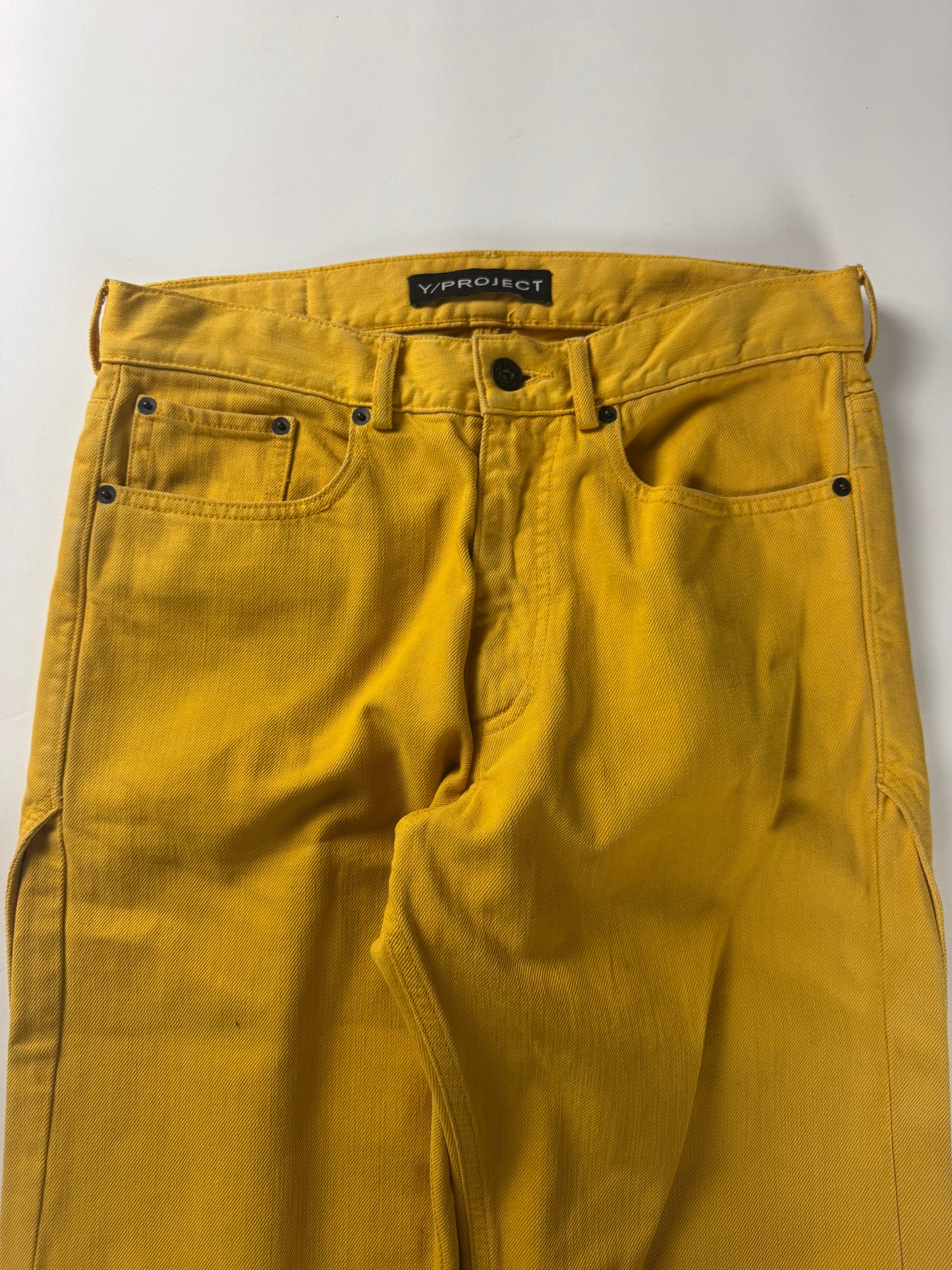 Y/Project Sample Fly Layered Yellow Pants SS 2019 - S