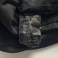 Prada Leather Shoulder Panels Deep V Neck Nylon Sweater FW 2009 - S