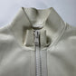 Louis Vuitton Cream Ivory Leather Zip Up Vest FW 2015 - S