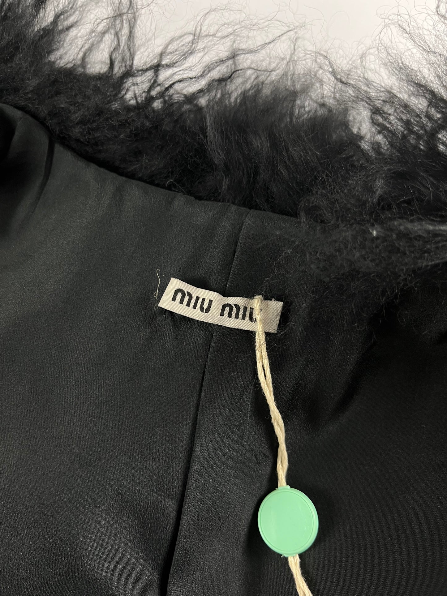 Miu Miu Fur Sheep Fur Couture Blouse Jacket FW 2011 - M